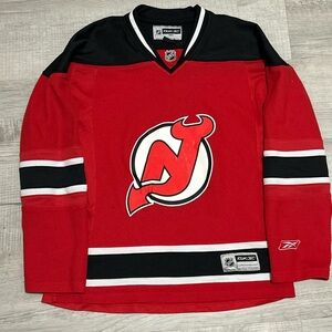 Reebok New Jersey Devils Premier blank home hockey jersey.  Sz Small